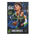 Timberwolves Anthony Edwards Basketball Area Rug — 'Built for Something Bigger' Fan Decor