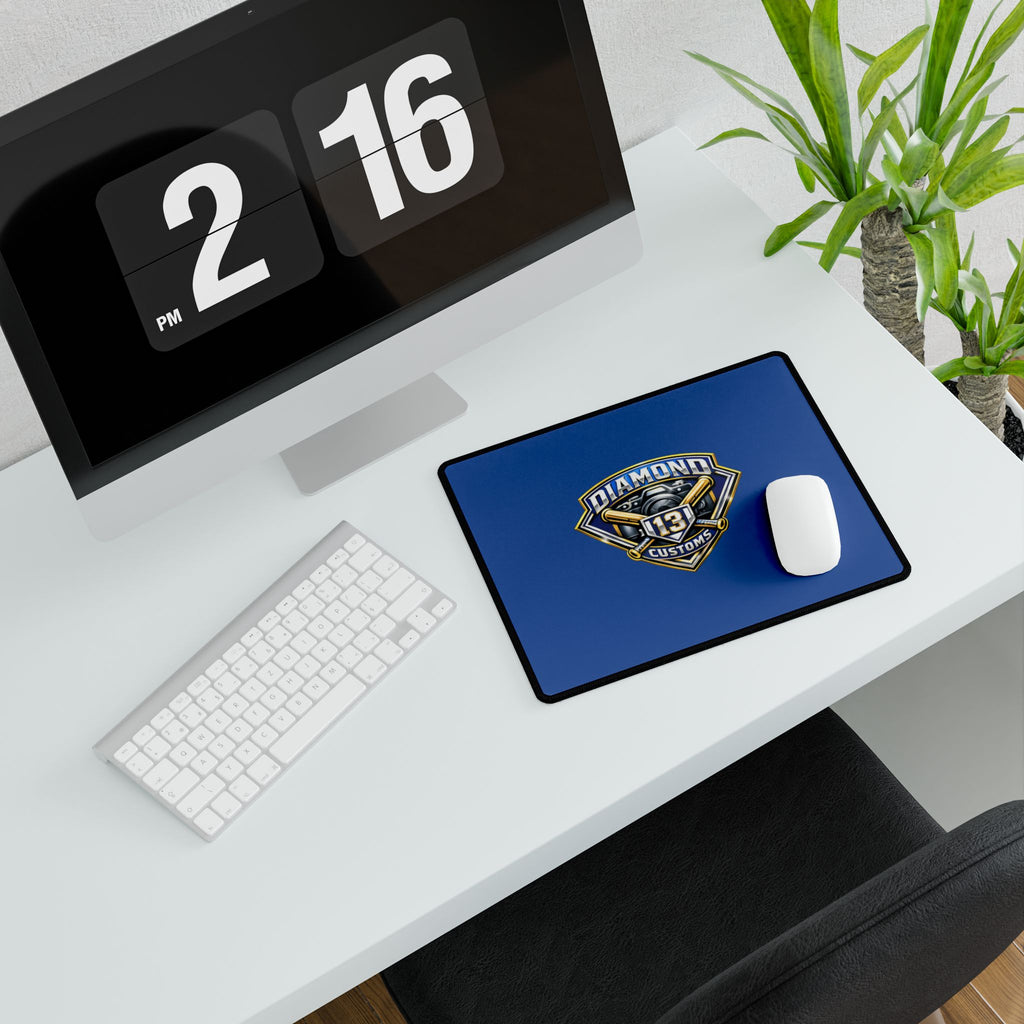 Diamond Customs '13' Logo Desk Mat — Large Gaming/Work Surface