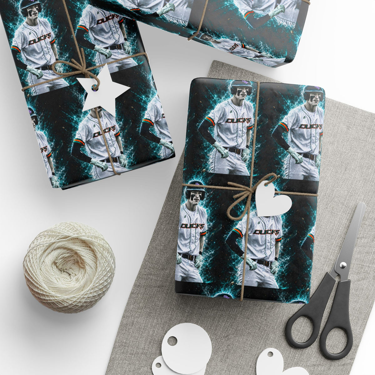 Surreal Dark Wave Wrapping Paper