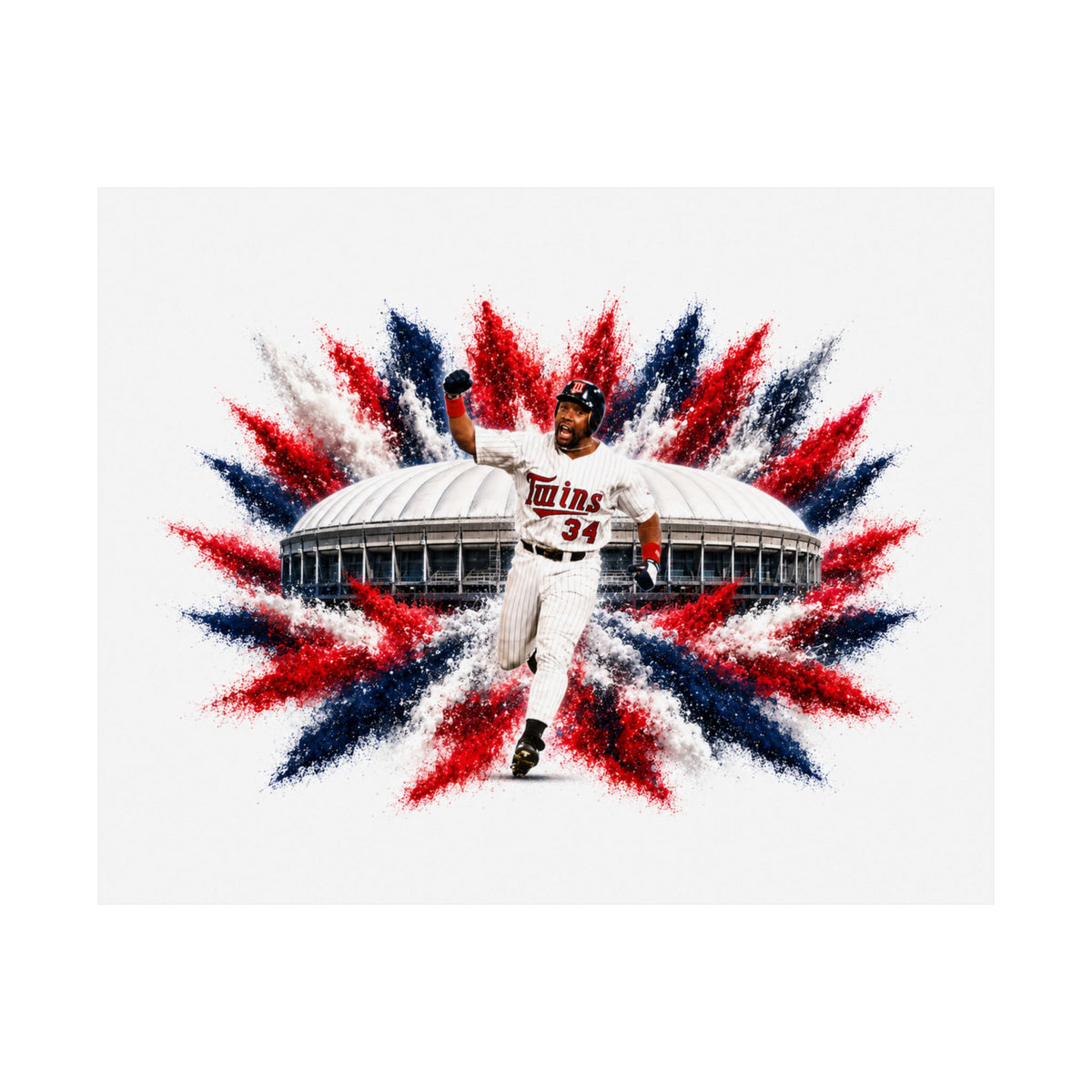 KP Metrodome Color Explosion Poster 20X16