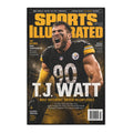 T.J. Watt Sports Illustrated Cover Area Rug — Pittsburgh Steelers Football Decor