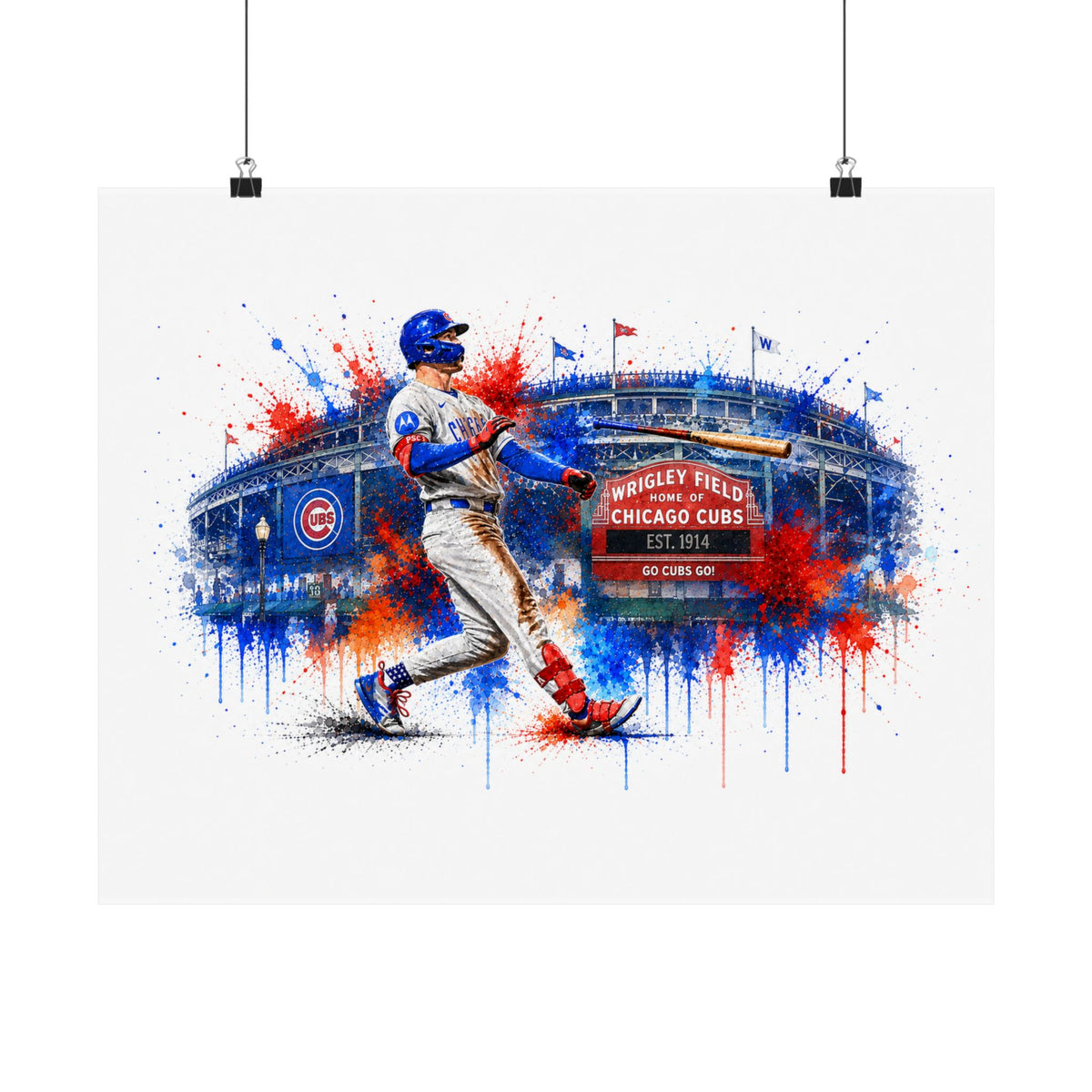 PCA Wrigley Color Explosion Poster 20x16