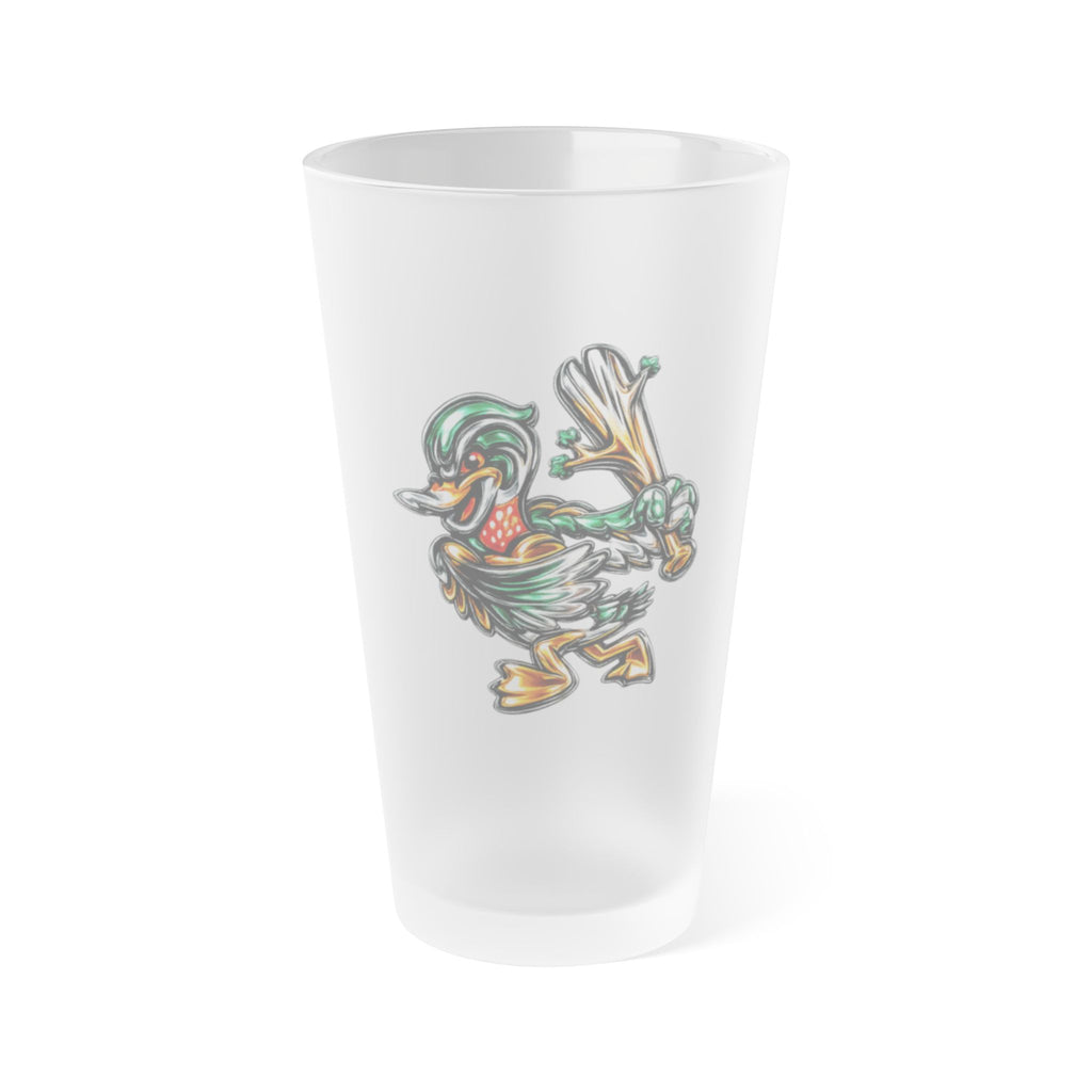 Ducks Frosted Pint Glass