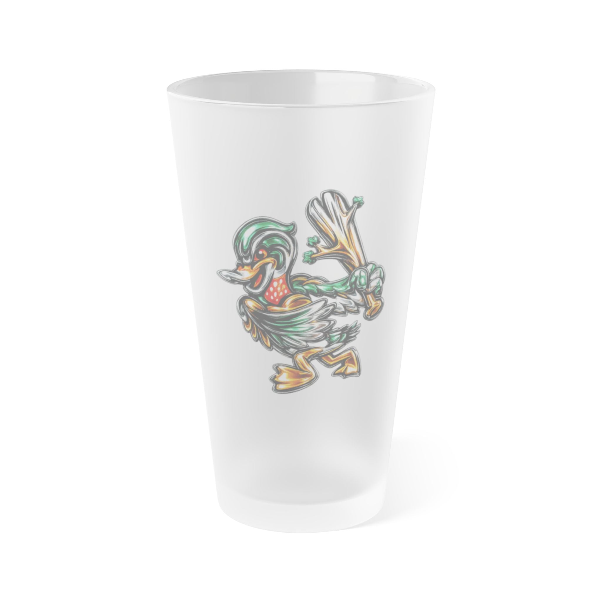 Ducks Frosted Pint Glass