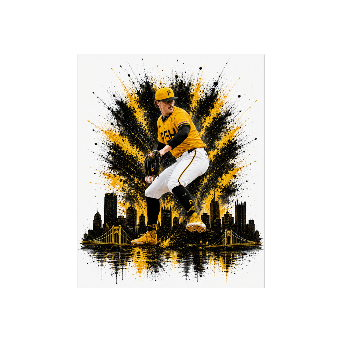 Pirates - Skenes City Color Explosion Poster (16x20)